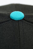 NEW ERA "ICE MAN” SAN FRANCISCO GIANTS  FITTED HAT (BLACK/TEAL)