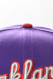 NEW ERA "DUNK CONTEST" OAKLAND ATHLETICS FITTED HAT (PURPLE/BLACK/RED)