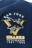 NEW ERA "FRESH WATER" SAN JOSE SHARKS FITTED HAT (OCEANSIDE/LIGHT BLUE)