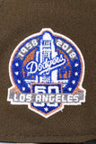 NEW ERA "DELIVER" LOS ANGELES DODGERS FITTED HAT (BURNT WOOD/BLACK/FADED BLUE)