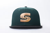 NEW ERA X SFC "DAPS" FITTED HAT (DARK GREEN/BLACK)