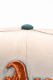NEW ERA "MOTION" OAKLAND ATHLETICS  FITTED HAT (STONE GREY/FADED BLUE)