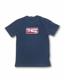 THIZZ NATION CLOTHING "THIZZ FARMS" TEE (VINTAGE NAVY)