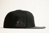 NEW ERA "DEADWOOD" NEW MEXICO AGGIES FITTED HAT (BLACK/DARK GRAPHITE)
