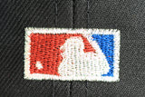 NEW ERA "DELUXE" CHICAGO WHITESOX FITTED HAT (BLACK/METALLIC IRIS)