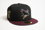 NEW ERA "INSTANT VINTAGE" SAN JOSE SHARKS (BURGANDY/BLACK)