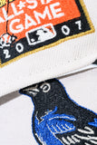 NEW ERA "BLUE BIRD” BALTIMORE ORIOLES FITTED HAT (STONE/BLACK)