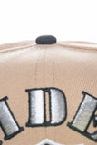 NEW ERA "RAIDERS ICY" LAS VEGAS RAIDERS FITTED HAT (KHAKI/BLACK)