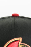 NEW ERA "BLOODY SHIELDS" OTTOWA SENATORS FITTED HAT (BLACK/ HRED)