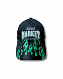MARKET "TOXIC FLAMES" DAD HAT (BLACK)