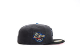 NEW ERA "SNOW" SAN JOSE SHARKS FITTED HAT (DARK GRAPHITE/BLACK)