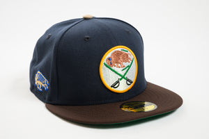NEW ERA "SOLO" BUFFALO SABRES (NAVY/BROWN)