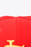 NEW ERA "RED" ST. LOUIS BROWNS  FITTED HAT (RED/CHROME/PINK)