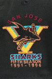 NEW ERA "INSTANT VINTAGE" SAN JOSE SHARKS (BURGANDY/BLACK)