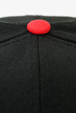 NEW ERA "POLAR BEAR” CHICAGO CUBS FITTED HAT (BLACK/DARK GRAPHITE/RED)