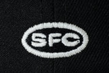SFC X NEW ERA "OLD E" FITTED HAT (BLACK/GRAPHITE)