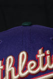 NEW ERA "OLD TOWN LAHAINA" OAKLAND A'S FITTED HAT (DARK GREEN/PURPLE)