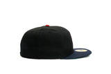 NEW ERA "MATILDA" GEORGETOWN HOYAS  FITTED HAT (BLACK/NAVY/RED)