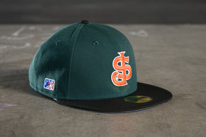 NEW ERA “JUBO GIANTS" SAN JOSE GIANTS FITTED HAT (DARK GREEN/BLACK)