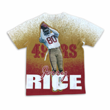 MITCHELL & NESS "JERRY RICE" SAN FRANCISCO 49ERS TEE