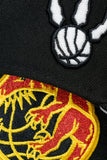 NEW ERA "JURASSIC” TORONTO RAPTORS FITTED HAT (BLACK/RED)