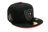 NEW ERA “TALES 2.0” LAS VEGAS RAIDERS FITTED HAT (BLACK/RED)