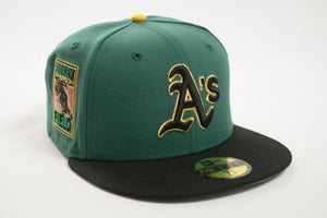 NEW ERA "BOLT" OAKLAND ATHLETICS (EMERALD GREEN/BLACK)