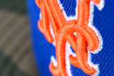 NEW ERA "ETHER" NEW YORK METS FITTED HAT (LIGHT ROYAL / WOODLAND CAMO)