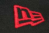 NEW ERA "NBA ON NBC” CHICAGO BULLS FITTED HAT (BLACK/SCARLET)
