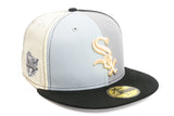 NEW ERA "WINGS" CHICAGO WHITE SOX FITTED HAT (GREY PINWHEEL)