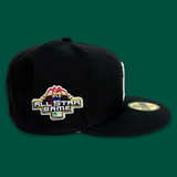 NEW ERA "CANSECO" OAKLAND A'S FITTED HAT (BLACK/IVORY)