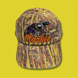 MARKET "DUCK POND" 6 PANEL HAT (CAMO)