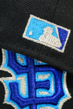 NEW ERA "ICE MAN” SAN FRANCISCO GIANTS  FITTED HAT (BLACK/TEAL)