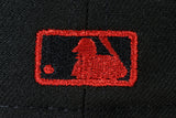 NEW ERA "EBV” OAKLAND A'S FITTED HAT (WOODLAND CAMO/BLACK/SCARLET RED)