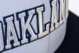 NEW ERA "OAKLAND SOLDIERS" OAKLAND ATHLETICS FITTED HAT (DOLPHIN GREY/NAVY)