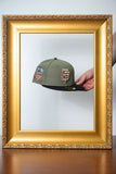 NEW ERA "ART" SAN FRANCISCO GIANTS FITTED HAT (NEW OLIVE/BLACK)
