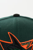 NEW ERA "SWAMP SHARKS" SAN JOSE SHARKS (DARK GREEN/BLACK)
