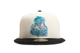 NEW ERA "YACHT ROCK" SAN JOSE SHARKS FITTED HAT (CHROME/BLACK)
