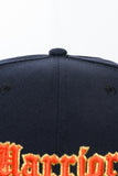 NEW ERA "OLD MONEY" GOLDEN STATE WARRIORS FITTED HAT (NAVY/ORANGE)