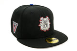 NEW ERA "LOGO” FRESNO STATE BULLDOGS FITTED HAT (BLACK/DARK ROYAL)