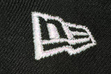 NEW ERA "BLACK FLAG” OAKLAND A'S FITTED HAT (BLACK/CHROME WHITE)