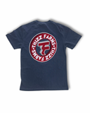 THIZZ NATION CLOTHING "THIZZ FARMS" TEE (VINTAGE NAVY)