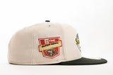 NEW ERA "KEZAR" SAN FRANCISCO 49ERS FITTED HAT (STONE GREY/BLACK)