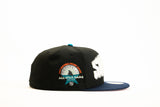 NEW ERA "NIGHT SWIM" SAN JOSE SHARKS FITTED HAT (BLACK/NAVY/TEAL)