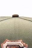 NEW ERA "ART" SAN FRANCISCO GIANTS FITTED HAT (NEW OLIVE/BLACK)