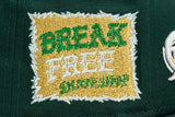 SFC X BREAK FREE "1212" NEW ERA FITTED HAT (DARK GREEN/CHROME)