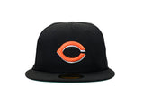 NEW ERA "ICKEY SHUFFLE" CINCINATTI REDS FITTED HAT (BLACK/ORANGE)