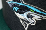 NEW ERA "STREETX” SAN JOSE SHARKS FITTED HAT (BLACK/SPARKLING GRAPE/DARK GREEN)