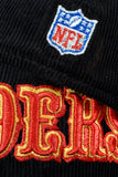 NEW ERA "LOLO 2.0" SAN FRANCISCO 49ERS FITTED HAT (BLACK CORDUROY)