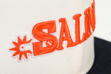 NEW ERA "STAR MARKET” SALINAS SPURS FITTED HAT (CHROME WHITE/NAVY)
